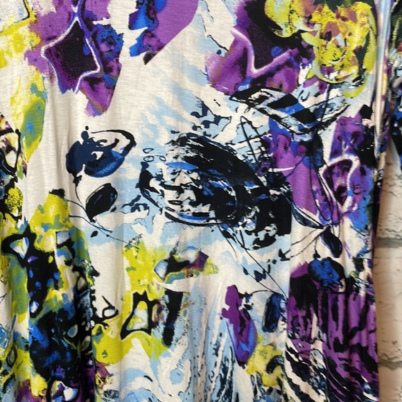 Epiphany Blu Abby 3/4 Sleeve Dress size S NWT - Picture 3 of 6